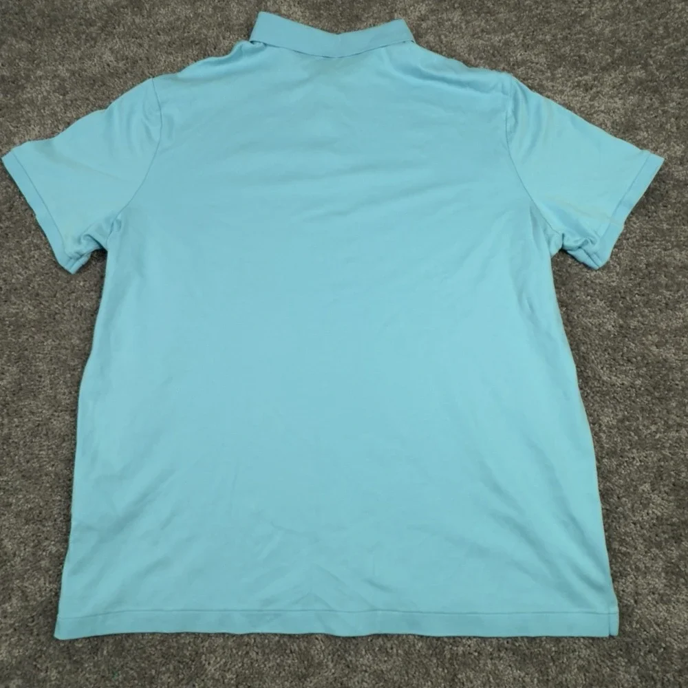 Polo Ralph Lauren Polo Shirt Mens XL Light Blue Flesh Pony Casual Short Sleeve